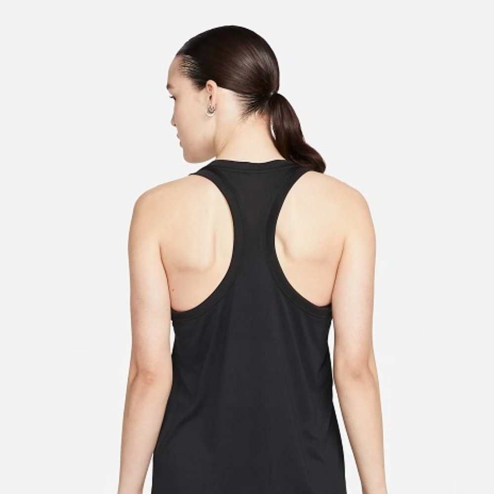 Nike Women's Dri-FIT Racerback Black Tank Top